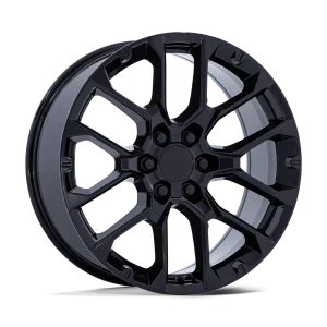 OE Creations – PR224 – Black – 22″x9″ 28mm – All weather Wheels – 224GB-2295828